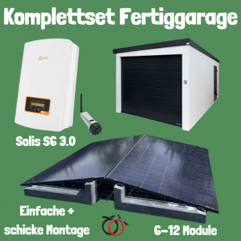 DIY Photovoltaik Anlage für die Fertiggarage - Modern und Einfach | Rundum sorglos Paket!