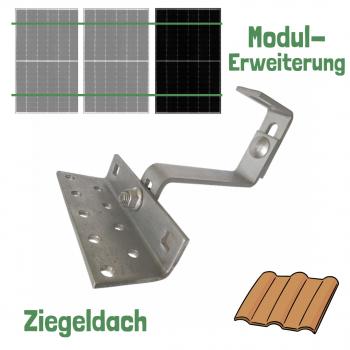 Modulhalter Set Dach "Frankfurte Pfanne" VS  Erweiterung senkrecht / waagrecht. (1 Modul)