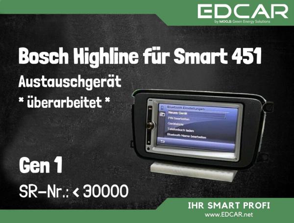 Austauschgerät ( instandgesetzt ) Bosch Highline "Gen. 1" für Smart 451