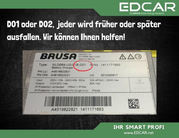 Austauschgerät (überarbeitet) Brusa NLG664 Smart 451 ED3 22KW