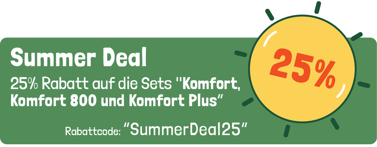 25% auf Komfort Sets